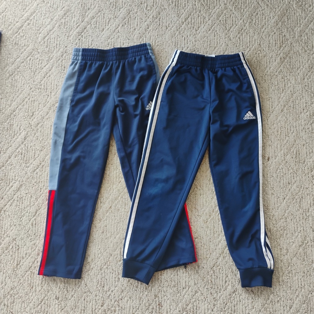 Boys Adidas athletic joggers/pants, size S(8)